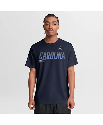 Jordan Men's Navy North Carolina Tar Heels Sideline Legend Dri-fit T-Shirt