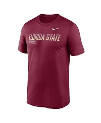 Nike Men's Garnet Florida State Seminoles Sideline Legend Dri-fit T-Shirt