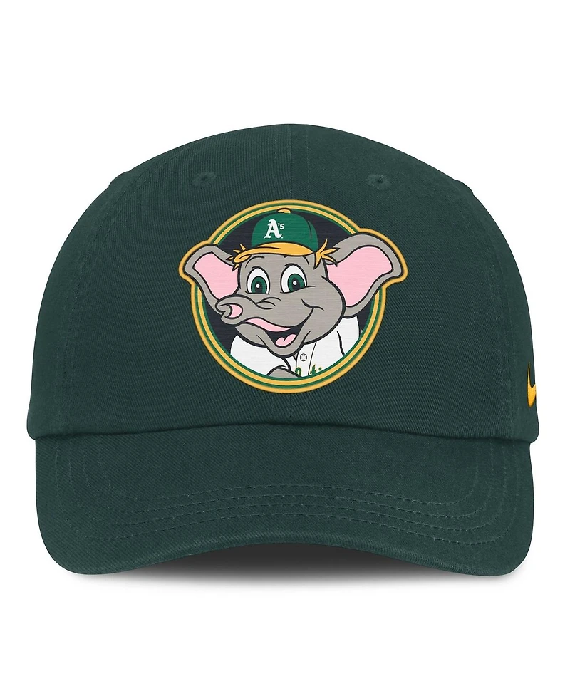 Nike Baby Boys and Girls Green Athletics Mascot Club Flex Hat