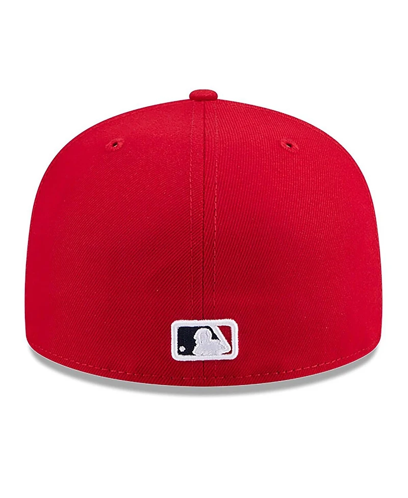 New Era Men's Red Cleveland Guardians 2026 Jackie Robinson Day 59FIFTY Fitted Hat