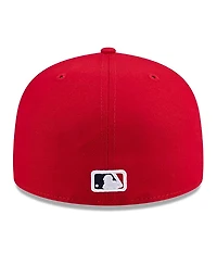 New Era Men's Red Cleveland Guardians 2026 Jackie Robinson Day 59FIFTY Fitted Hat