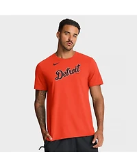Nike Men's Orange Detroit Tigers Alternate Wordmark T-Shirt