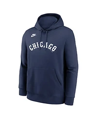 Nike Men's Navy Chicago White Sox Cooperstown Collection Wordmark Club Hoodie