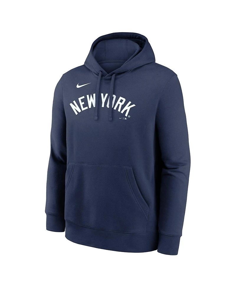 Nike Men's Navy New York Yankees Dri-Fit Club Hoodie