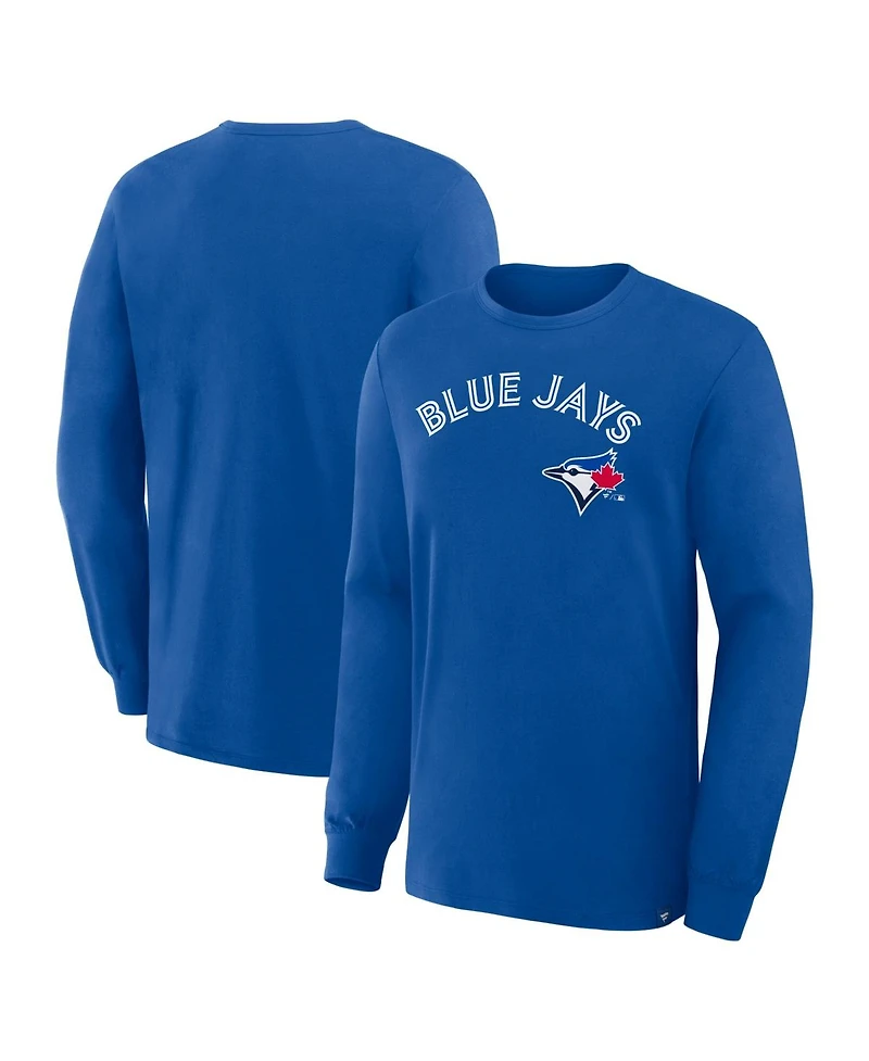 Fanatics Men's Royal Toronto Blue Jays Lock-Up Legacy Long Sleeve T-Shirt