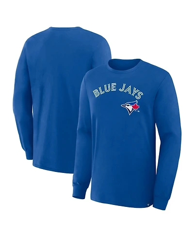 Fanatics Men's Royal Toronto Blue Jays Lock-Up Legacy Long Sleeve T-Shirt