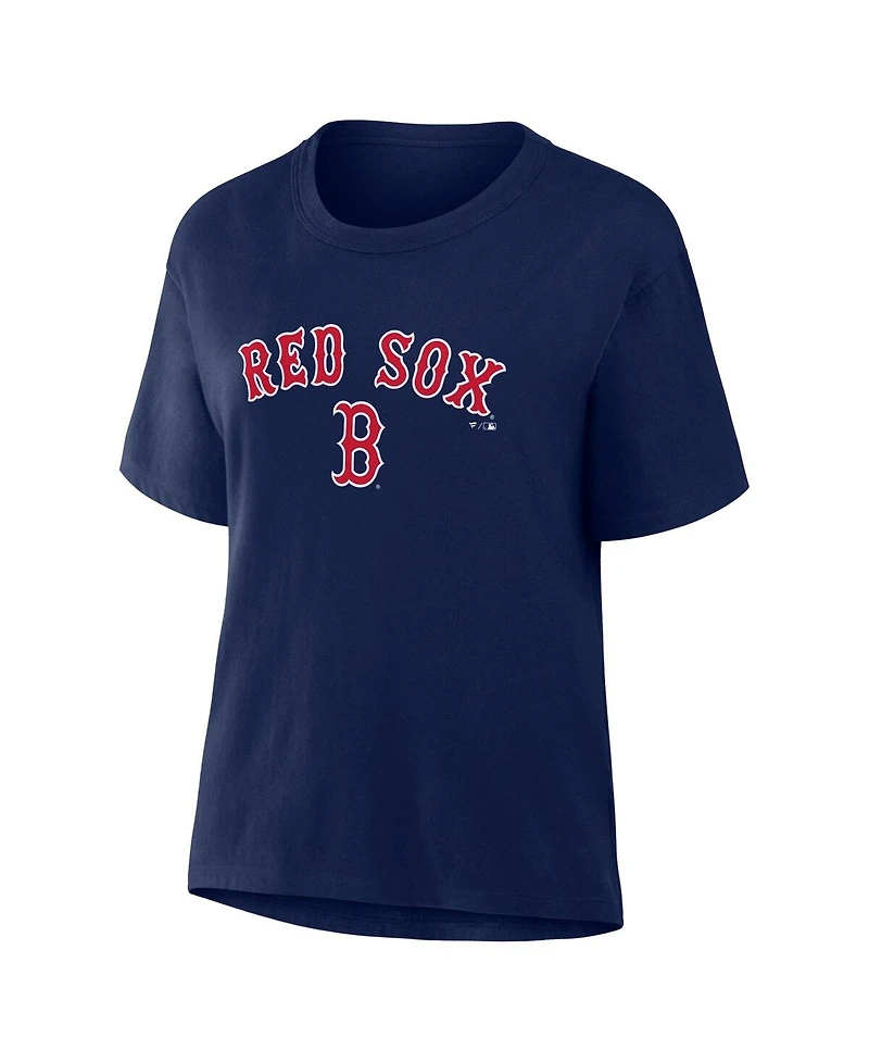 Fanatics Women's Navy Boston Red Sox Lockup Legacy T-Shirt