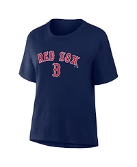 Fanatics Women's Navy Boston Red Sox Lockup Legacy T-Shirt