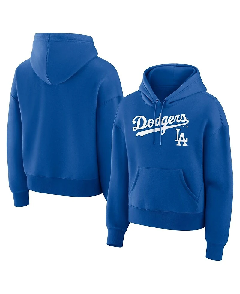 Fanatics Women's Royal Los Angeles Dodgers Lockup Legacy Fleece Hoodie