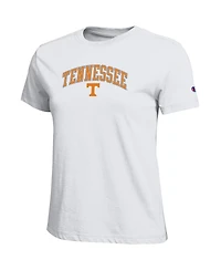 Champion Women's White Tennessee Volunteers Arched Over Logo T-Shirt