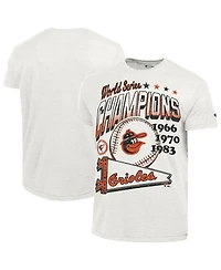 Champion Men's White Baltimore Orioles Winning Tradition Cooperstown Tri-Blend T-Shirt