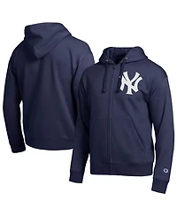 Champion Men's Navy New York Yankees All-Star Full-Zip Hoodie