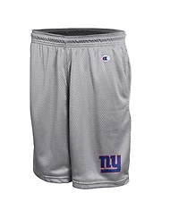 Champion Men's Gray New York Giants Classic Mesh Shorts