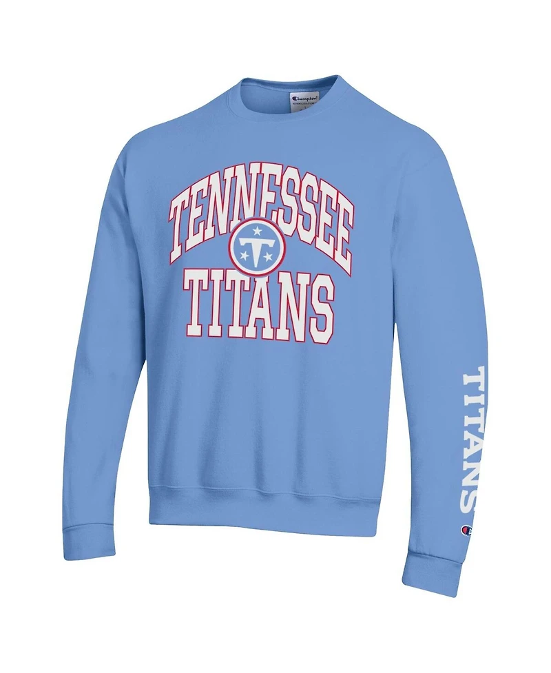 Champion Men's Light Blue Tennessee Titans Powerblend Fleece Sweatshirt