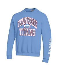 Champion Men's Light Blue Tennessee Titans Powerblend Fleece Sweatshirt
