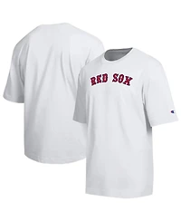 Champion Men's White Boston Red Sox All Star Arched Chenille Wordmark T-Shirt
