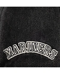 Mitchell & Ness Men's and Women's Cream/Black Seattle Mariners Snow Block Pro Crown Snapback Hat