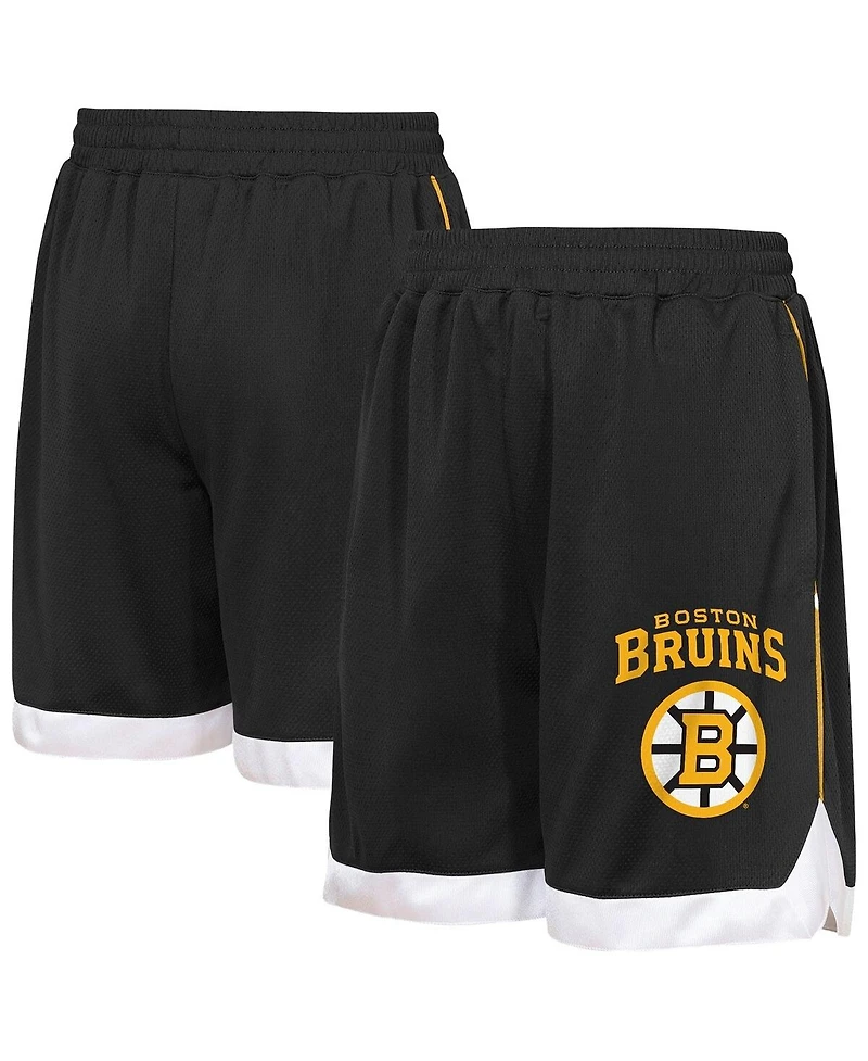 Outerstuff Big Boys and Girls Black Boston Bruins All Star Shorts