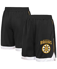 Outerstuff Big Boys and Girls Black Boston Bruins All Star Shorts