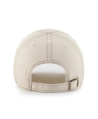 '47 Brand Men's Cream Boston Celtics Weathered Clean Up Adjustable Hat