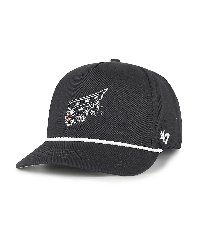 '47 Brand Men's Charcoal Washington Capitals Cherry Blossom Rope Hitch Adjustable Hat