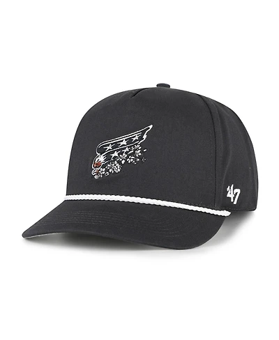 '47 Brand Men's Charcoal Washington Capitals Cherry Blossom Rope Hitch Adjustable Hat