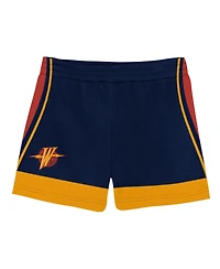 Mitchell & Ness Toddler 2-Piece Stephen Curry Navy Golden State Warriors Play by Place T-Shirt and Shorts Set