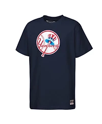 Mitchell & Ness Big Boys and Girls Navy New York Yankees Cooperstown Concession T-Shirt