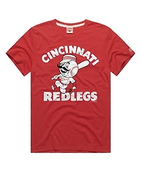 Homage Men's Red Cincinnati Reds Tri-Blend Hyperlocal T-Shirt