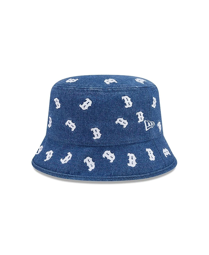 New Era Women's Boston Red Sox Denim Micro Bucket Hat