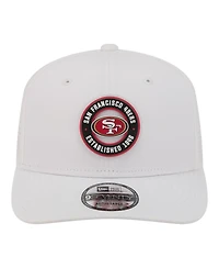 New Era Men's White San Francisco 49ers Coolera 9SEVENTY Adjustable Hat