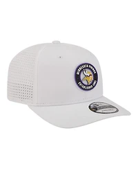 New Era Men's White Minnesota Vikings Coolera 9SEVENTY Adjustable Hat