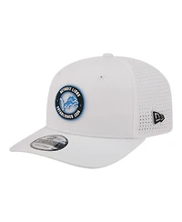 New Era Men's White Detroit Lions Coolera 9SEVENTY Adjustable Hat