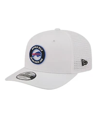 New Era Men's White Buffalo Bills Coolera 9SEVENTY Adjustable Hat