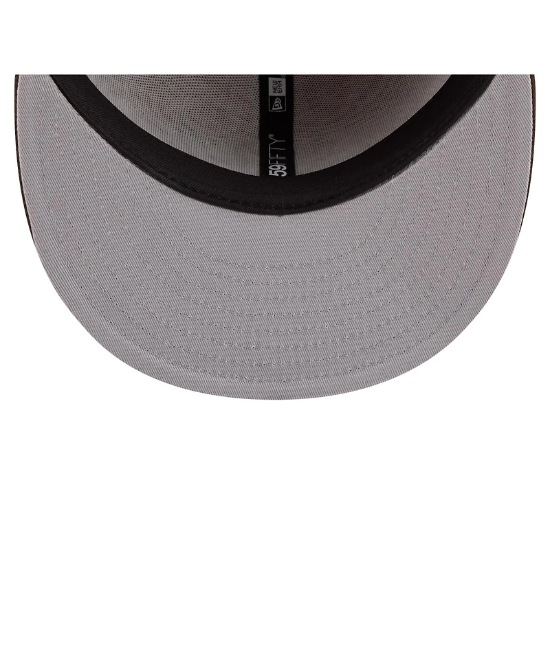 New Era Men's Light Brown/Dark Brown Tampa Bay Buccaneers Two-Tone Walnut 59FIFTY Fitted Hat