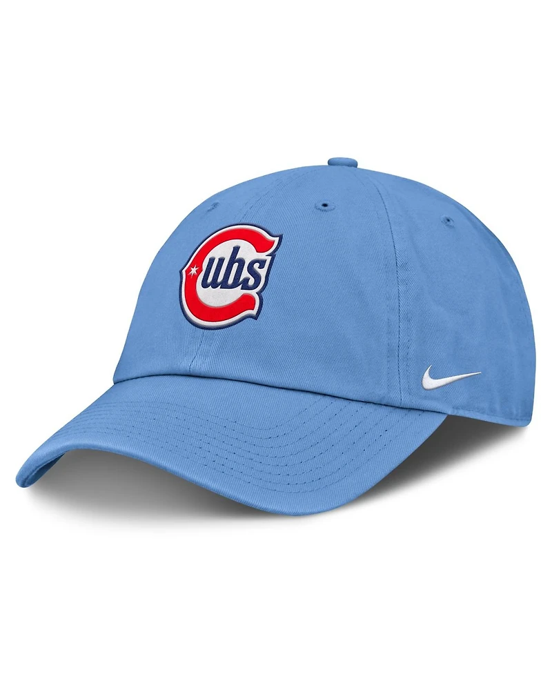 Nike Men's Light Blue Chicago Cubs Club Adjustable Hat