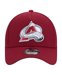 New Era Big Boys and Girls Burgundy Colorado Avalanche 9FORTY A-Frame Adjustable Hat