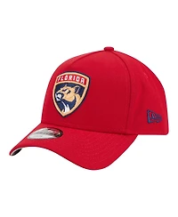 New Era Big Boys and Girls Red Florida Panthers 9FORTY A-Frame Adjustable Hat