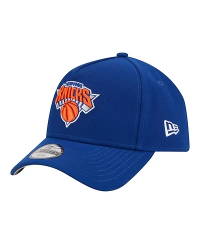 New Era Big Boys and Girls Blue New York Knicks 9FORTY A-Frame Adjustable Hat
