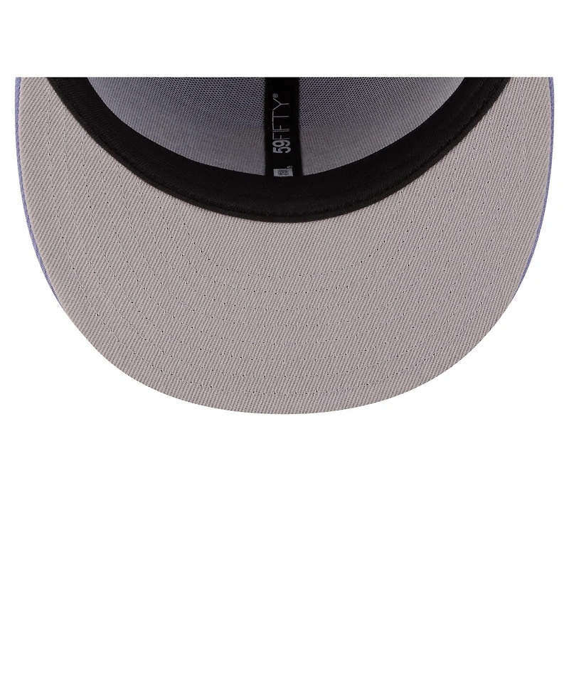 New Era Men's Light Purple Chicago White Sox Lavender Bloom 59FIFTY Fitted Hat
