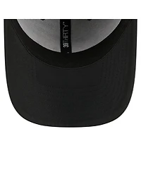 New Era Men's Black Chicago Blackhawks Logo 39THIRTY Flex Hat