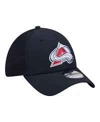 New Era Men's Navy Colorado Avalanche Logo 39THIRTY Flex Hat