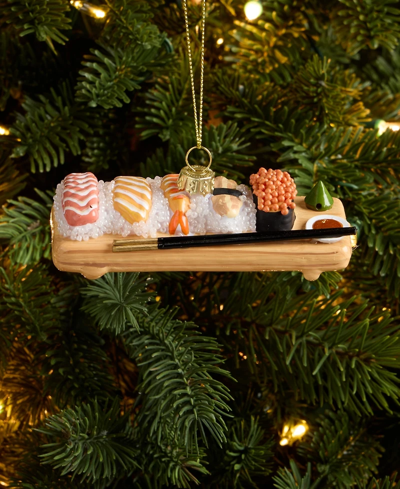 Holiday Lane Foodie & Spirits Sushi Tray Ornament, Macy's Exclusive