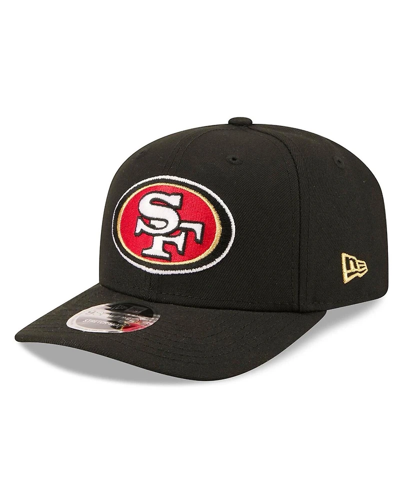 New Era Men's Black San Francisco 49ers 80th Anniversary 9SEVENTY Adjustable Hat