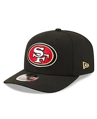New Era Men's Black San Francisco 49ers 80th Anniversary 9SEVENTY Adjustable Hat