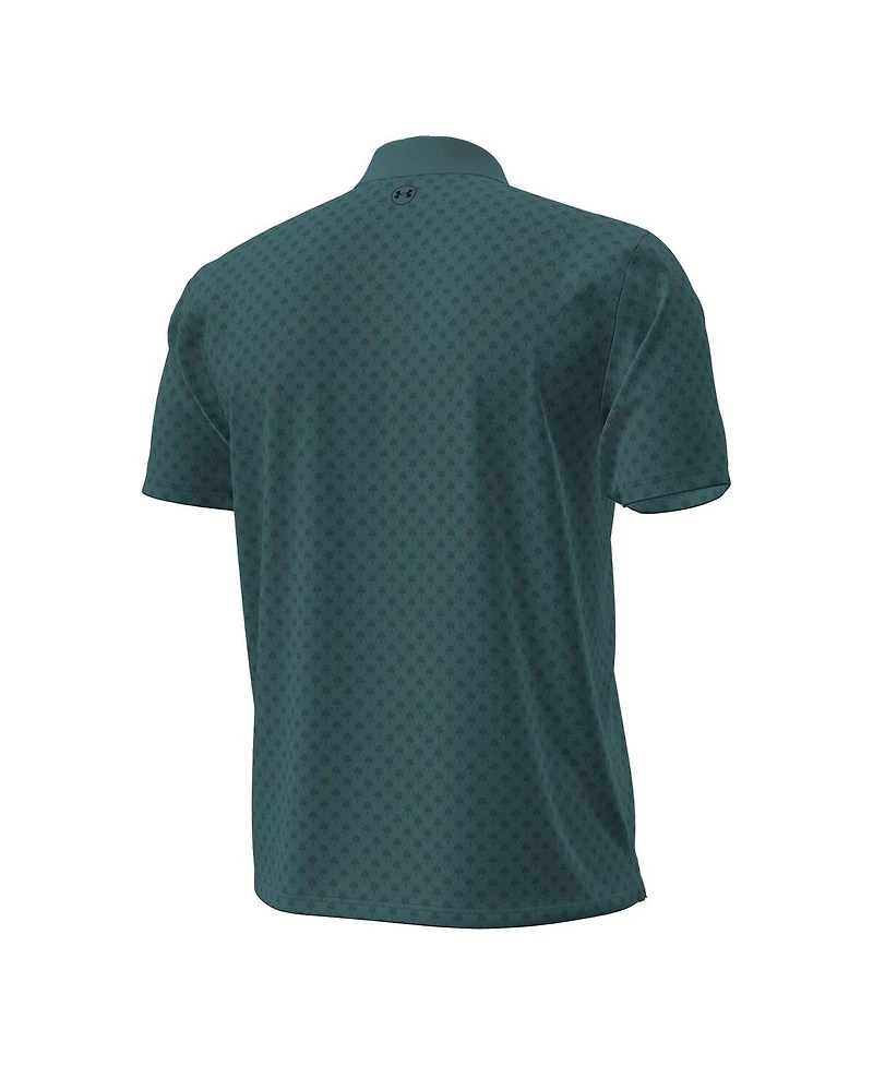 Under Armour Men's Green Wm Phoenix Open ArmourDry Palm Icon Polo Shirt