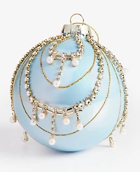 Holiday Lane Gilded Glamour Gems Ball Ornament, Macy's Exclusive