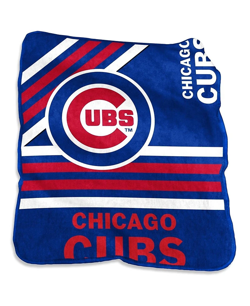 Logo Brands Chicago Cubs 50'' x 60'' Plush Raschel Blanket