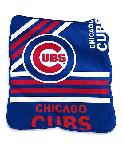 Logo Brands Chicago Cubs 50'' x 60'' Plush Raschel Blanket