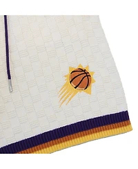 Authmade Men's and Women's Cream Phoenix Suns Solar Flare Premium Knit Shorts